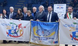 Novara è “Città europea dello Sport 2025”. La cerimonia di consegna del titolo con Abodi e Lupattelli