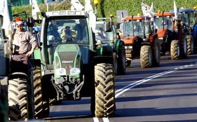 agricoltori sciopero