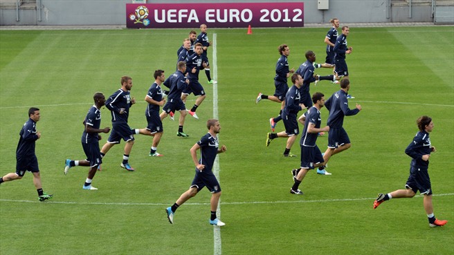 EURO2012 ITALIA ALLENAMENTO