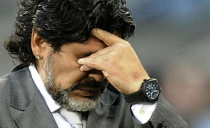 maradona triste