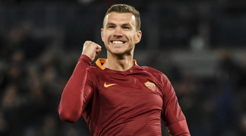 Dzeko autore di due reti al San Paolo