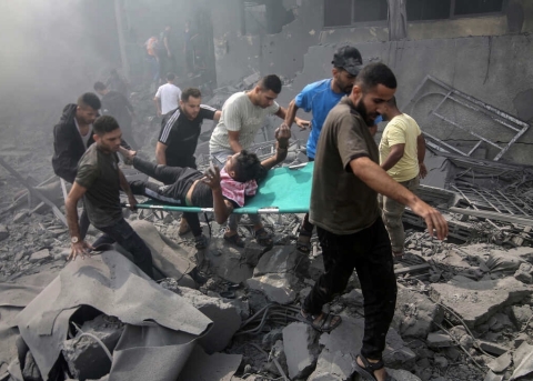 Gaza: bilancio di 500 morti dopo un raid di Israele che ha colpito l’ospedale battista