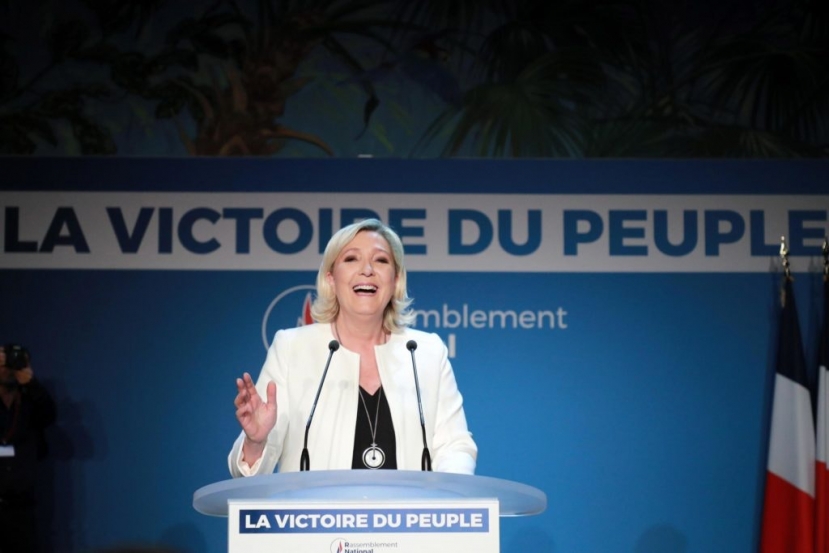 Marine Le Pen sorpassa la République en Marche di Macron e chiede lo scioglimento dell&#039;assemblea nazionale