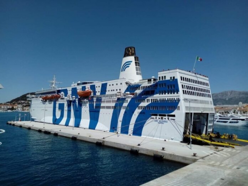 Arrivata Oggi A Porto Empedocle La Nave Azzurra Di GNV Per La ...