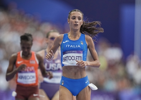 Parigi 2024: Nadia Battocletti è bronzo nei 5mila metri e segna il record italiano 14’31”64