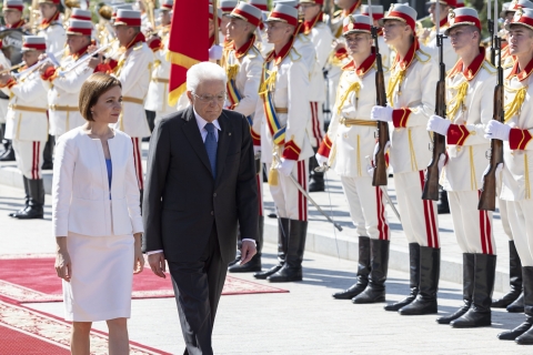 Visita Mattarella in Moldavia, Sandu: “Vogliamo vivere in pace all’interno dell’Unione Europea”