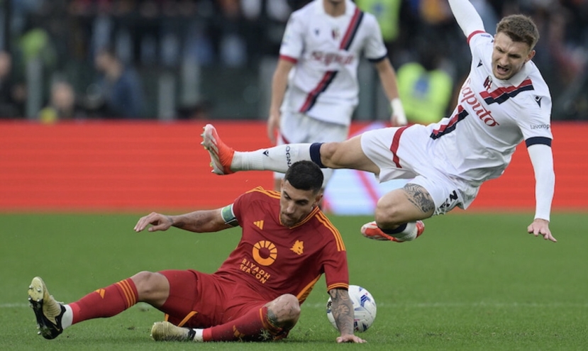 Serie A: la Roma batte il Bologna 4-1 e riporta la fiducia all’Olimpico nell’era Ranieri