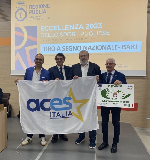 Bari: presentata alla Fiera del Levante la candidatura a “Regione Europea dello Sport 2026” di ACES
