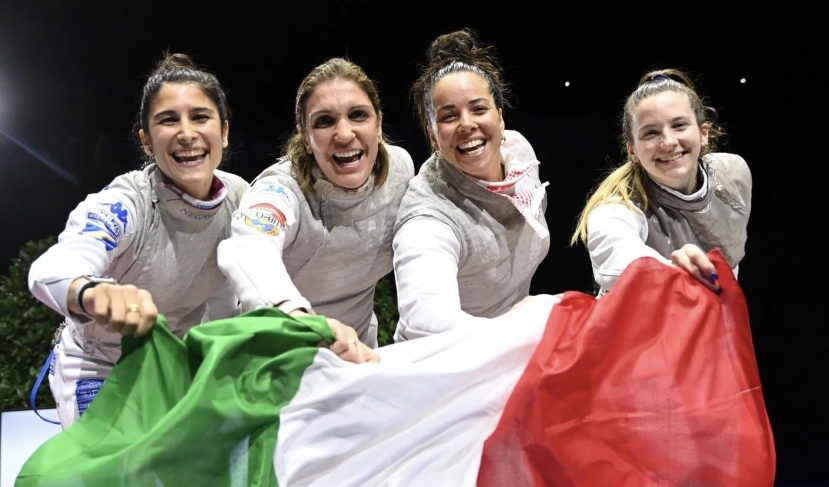 Italia ottava nel medagliere olimpico. Ieri l’argento del fioretto a squadre femminile dietro gli Usa