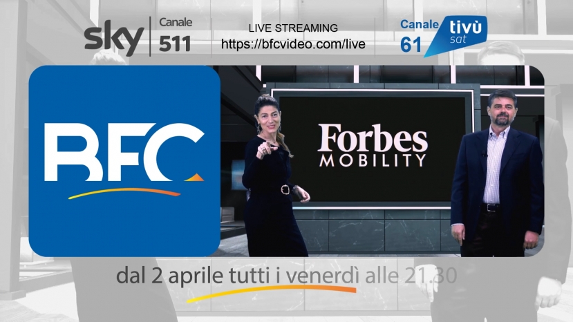 Mobilità: al via Forbes Mobility, il nuovo programma condotto da Rizzo e Cappelletti su Sky e Tivùsat