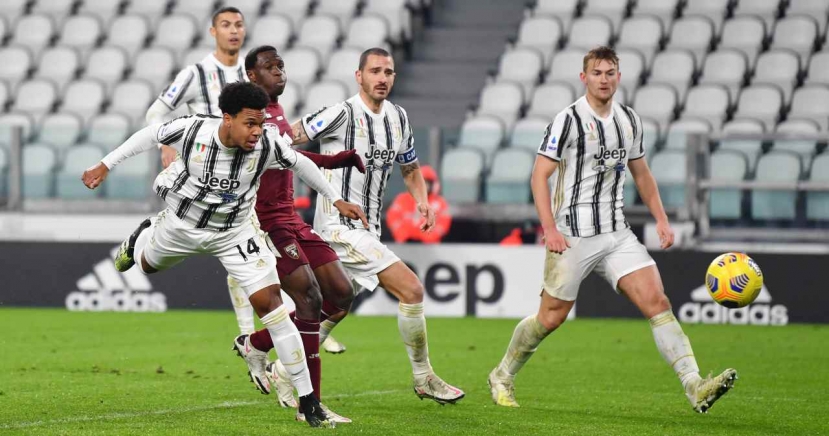 Il derby della Mole se lo aggiudica la Juventus con i gol di Mckennie e Bonucci. Il Torino a rete con Nkoulou