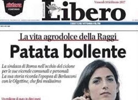 Diffamazione Raggi: l’ex sindaca di Roma vince anche in Appello la causa contro Feltri per il titolo “Patata Bollente”