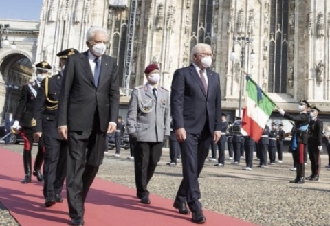 Incontro a Milano Mattarella-Steinmeier tra Recovery Fund e migranti