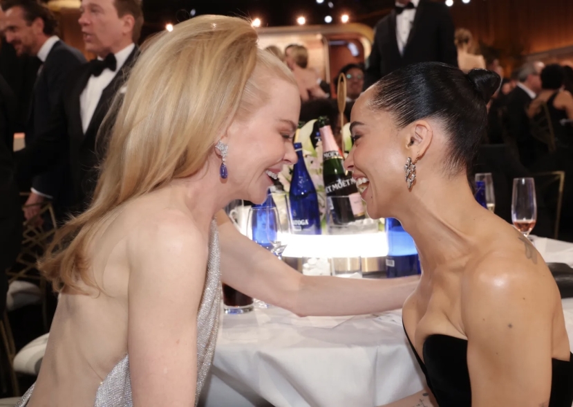 Saldana (dx) con Kidman