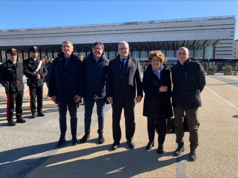 Roma: inaugurata questa mattina il Piazzale dei Cinqucento a Stazione Termini dopo il lungo periodo di lavori