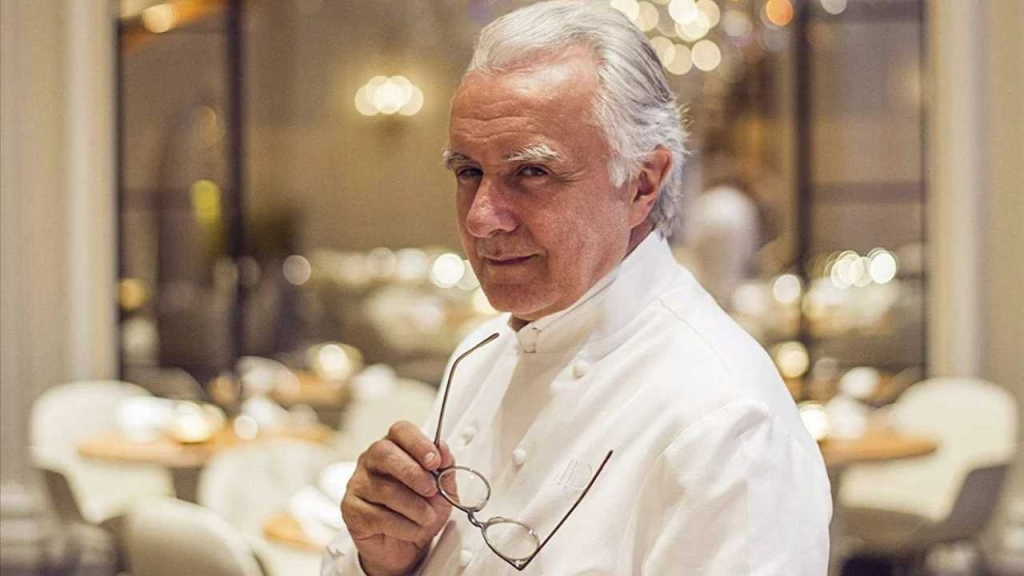 Food: lo stellato Alain Ducasse festeggia il “compimese” nel suo ristorante di via Ripetta 245 a Roma