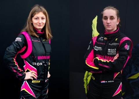 Formula3: le 17enni Maya Weung e Doraiane Pin di "Iron Dames" al test della Fia sul circuito di Magny-Cours