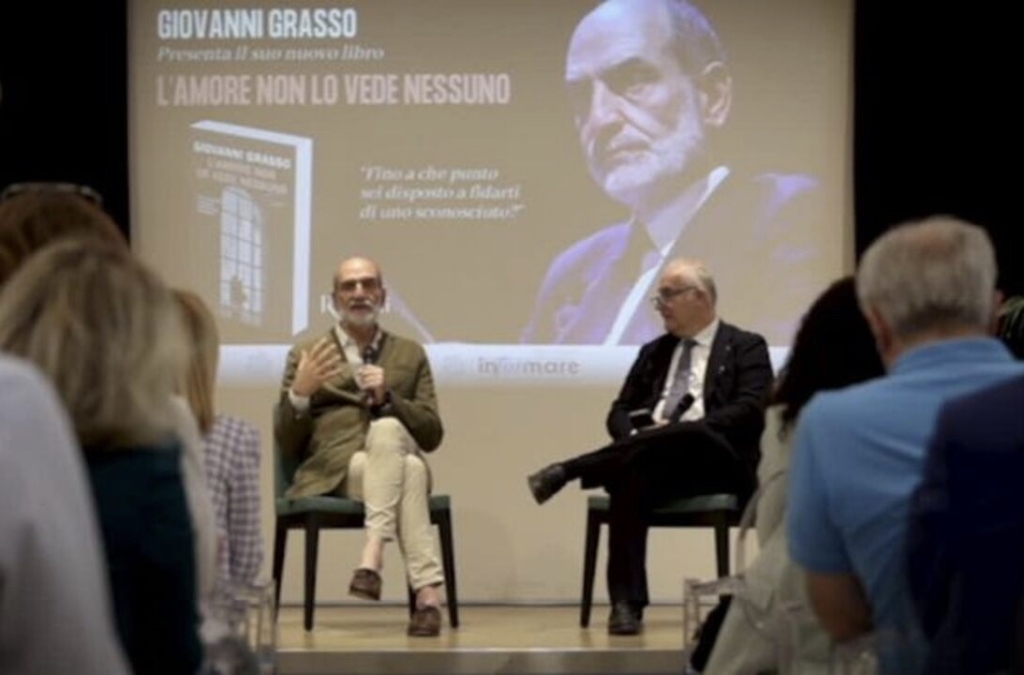 Libri: presentato a Dolomitincontri il romanzo di Giovanni Grasso ‘L’amore non lo vede nessuno’