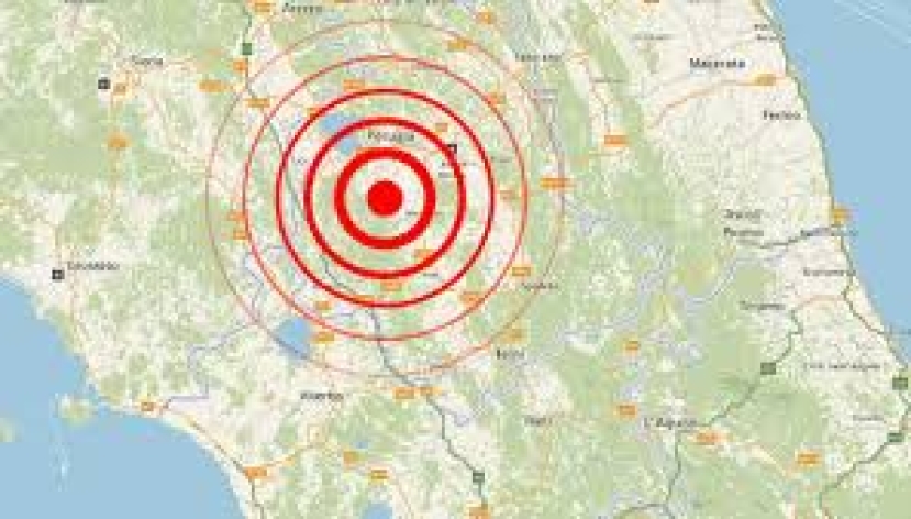 Scossa di terremoto avvertita a Perugia e Foligno di magnitudo 3.5. Nessun danno segnalato