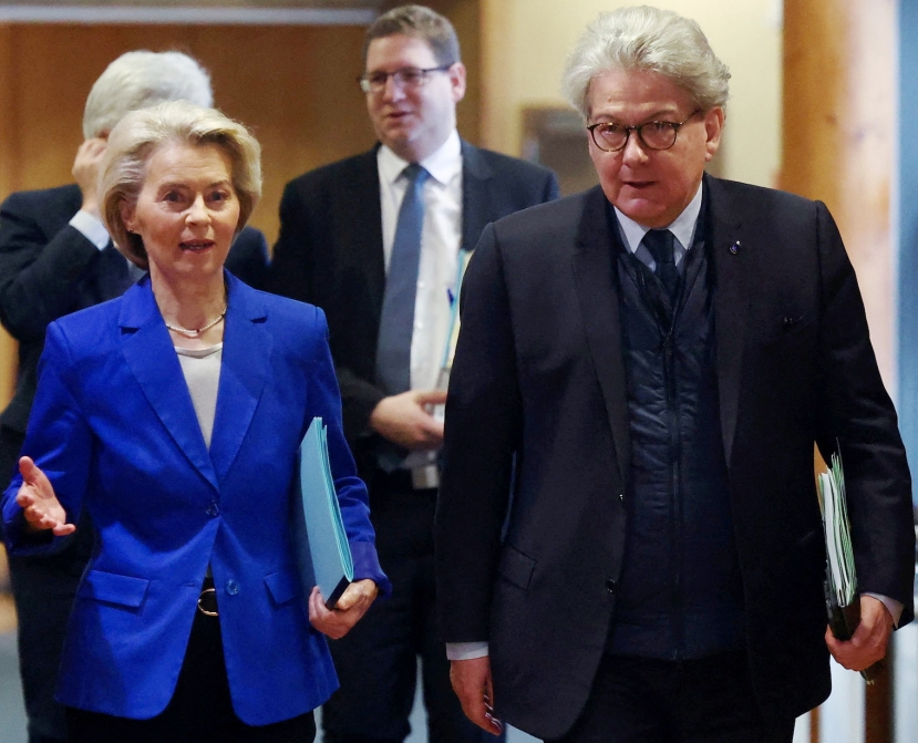 Commissione europea: il francese Breton si dimette da commissario in lite con Ursula von der Leyen