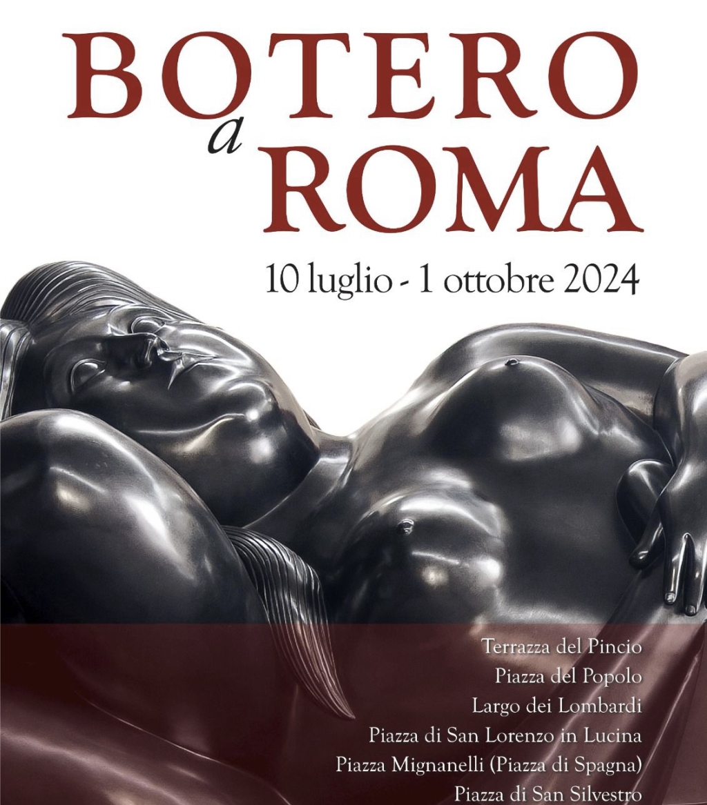 Arte: le opere ‘curvy’ di Fernando Botero in una mostra diffusa nelle piazze di Roma