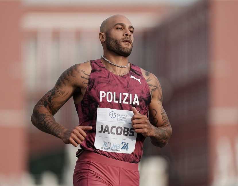 Meeting Atletica Rieti: in vista di Parigi Marcell Jacobs vince nei 100metri con 10”08