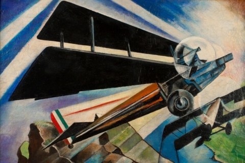 Mostre: allo GNAM di Roma è “Il tempo del Futurismo” che celebra l’80º anniversario di Marinetti